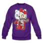 Hello Kitty - Half Skeleton - Crewneck Sweatshirt - purple