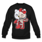 Hello Kitty - Half Skeleton - Crewneck Sweatshirt - black