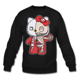 Hello Kitty - Half Skeleton - Crewneck Sweatshirt - black
