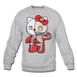 Hello Kitty - Half Skeleton - Crewneck Sweatshirt - heather gray