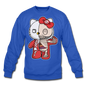 Hello Kitty - Half Skeleton - Crewneck Sweatshirt - royal blue