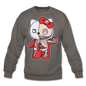 Hello Kitty - Half Skeleton - Crewneck Sweatshirt - asphalt gray