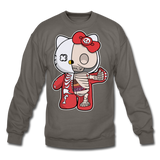 Hello Kitty - Half Skeleton - Crewneck Sweatshirt - asphalt gray