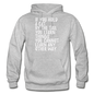 Hold A Cat By The Tail - White - Gildan Heavy Blend Adult Hoodie - heather gray