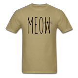 Meow - Unisex Classic T-Shirt - khaki