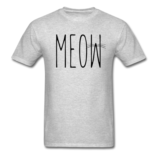 Meow - Unisex Classic T-Shirt - heather gray