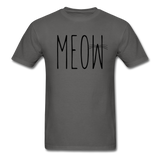 Meow - Unisex Classic T-Shirt - charcoal