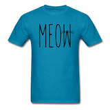 Meow - Unisex Classic T-Shirt - turquoise