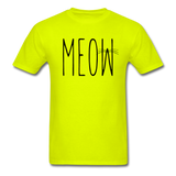 Meow - Unisex Classic T-Shirt - safety green