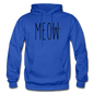 Meow - Gildan Heavy Blend Adult Hoodie - royal blue