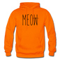 Meow - Gildan Heavy Blend Adult Hoodie - orange