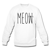 Meow - Crewneck Sweatshirt - white