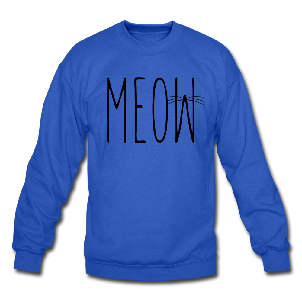 Meow - Crewneck Sweatshirt - royal blue