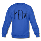Meow - Crewneck Sweatshirt - royal blue
