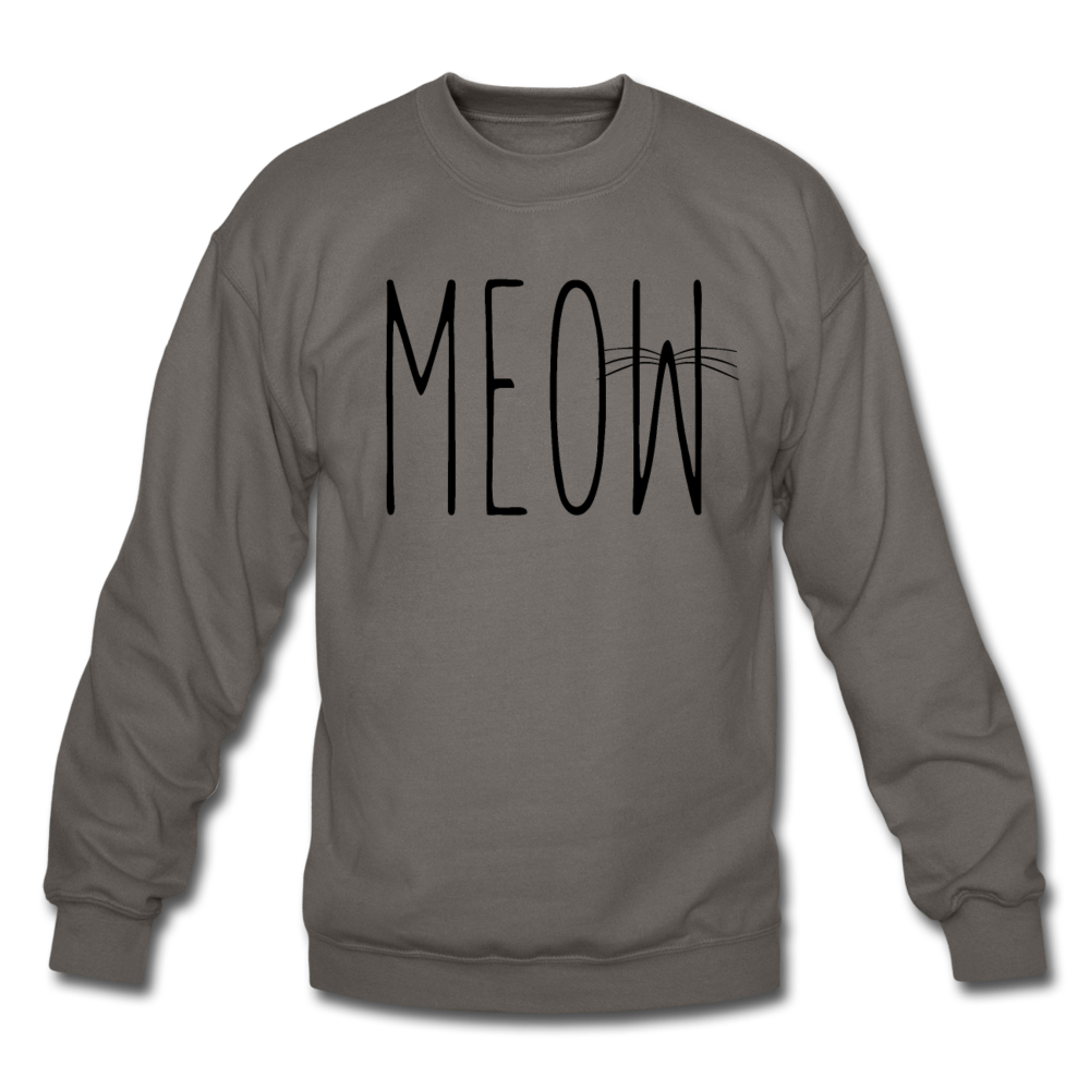 Meow - Crewneck Sweatshirt - asphalt gray