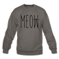 Meow - Crewneck Sweatshirt - asphalt gray