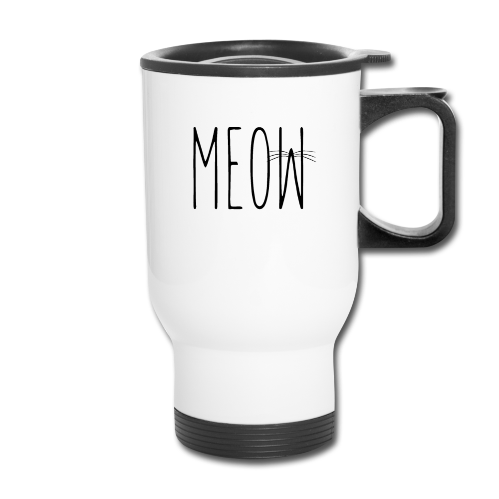 Meow - Travel Mug - white