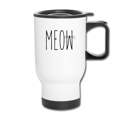 Meow - Travel Mug - white