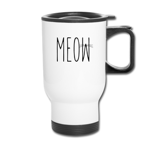 Meow - Travel Mug - white