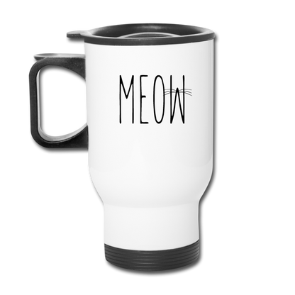 Meow - Travel Mug - white