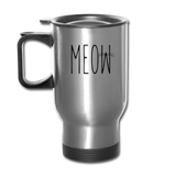 Meow - Travel Mug - silver