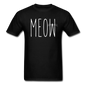 Meow - White - Unisex Classic T-Shirt - black