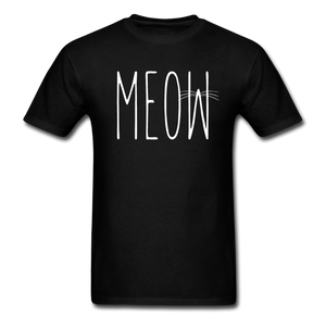 Meow - White - Unisex Classic T-Shirt - black
