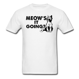 Meow's It Going - Black - Unisex Classic T-Shirt - white