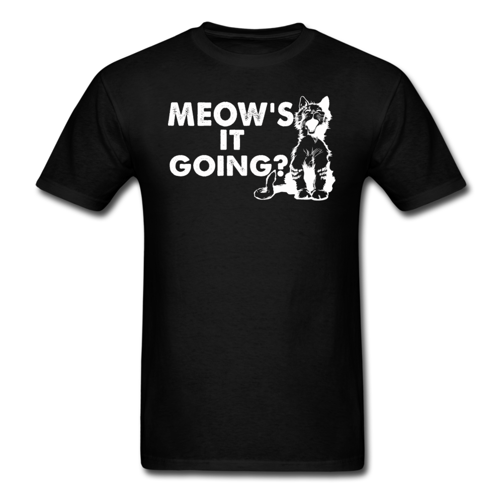 Meow's It Going - White - Unisex Classic T-Shirt - black