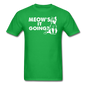 Meow's It Going - White - Unisex Classic T-Shirt - bright green