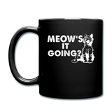 Meow's It Going - White - Full Color Mug - black