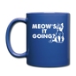 Meow's It Going - White - Full Color Mug - royal blue