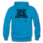 If My Cat Doesn't Like You - Black - Gildan Heavy Blend Adult Hoodie - turquoise