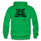 If My Cat Doesn't Like You - Black - Gildan Heavy Blend Adult Hoodie - kelly green