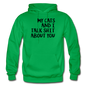 My Cats And I Talk - Black - Gildan Heavy Blend Adult Hoodie - kelly green