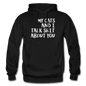 My Cats And I Talk - White - Gildan Heavy Blend Adult Hoodie - black