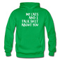 My Cats And I Talk - White - Gildan Heavy Blend Adult Hoodie - kelly green