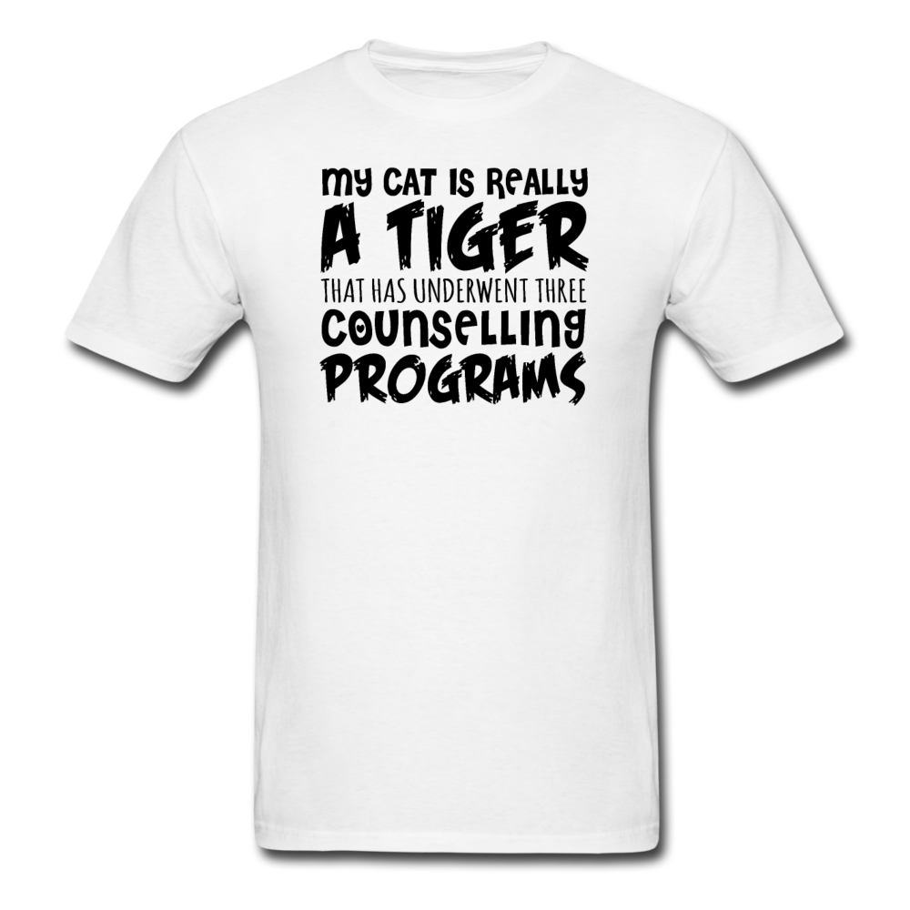 My Cat Is Really A Tiger - Black - Unisex Classic T-Shirt - white