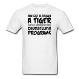 My Cat Is Really A Tiger - Black - Unisex Classic T-Shirt - white