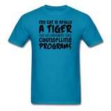 My Cat Is Really A Tiger - Black - Unisex Classic T-Shirt - turquoise