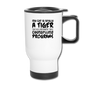 My Cat Is Really A Tiger - Black - Travel Mug - white