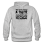 My Cat Is Really A Tiger - Black - Gildan Heavy Blend Adult Hoodie - heather gray