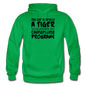 My Cat Is Really A Tiger - Black - Gildan Heavy Blend Adult Hoodie - kelly green