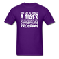 My Cat Is Really A Tiger - White - Unisex Classic T-Shirt - purple