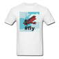 #fly - Red Biplane - Unisex Classic T-Shirt - white