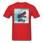 #fly - Red Biplane - Unisex Classic T-Shirt - red