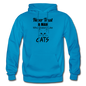 Never Trust A Man - Black - Gildan Heavy Blend Adult Hoodie - turquoise