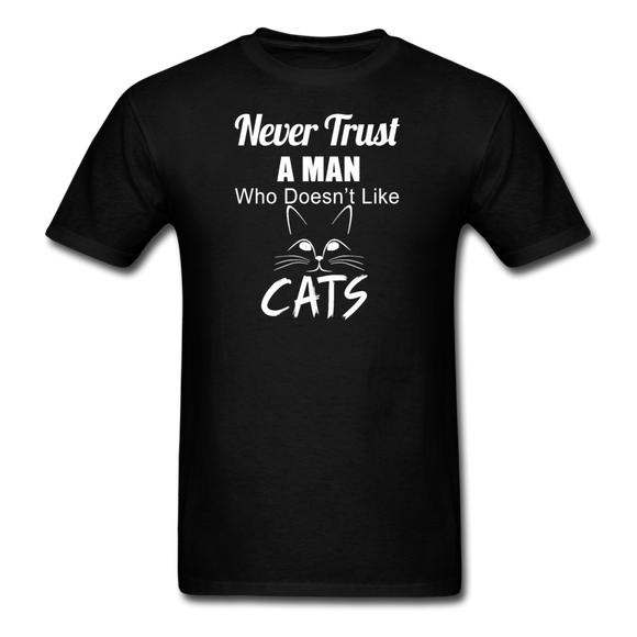 Never Trust A Man - White - Unisex Classic T-Shirt - black
