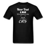 Never Trust A Man - White - Unisex Classic T-Shirt - black