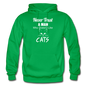 Never Trust A Man - White - Gildan Heavy Blend Adult Hoodie - kelly green